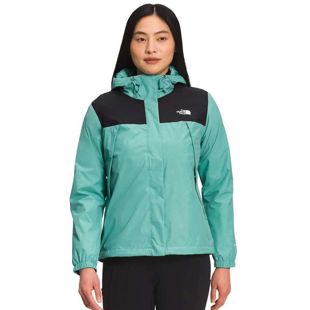 The North Face Antora Triclimate Jacket Women Small Green Full Zip Hooded ONF724